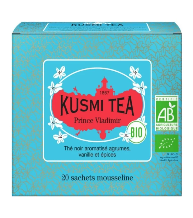 Чай чорний Князь Володимир органічний, Kusmi Tea, 20х2г
