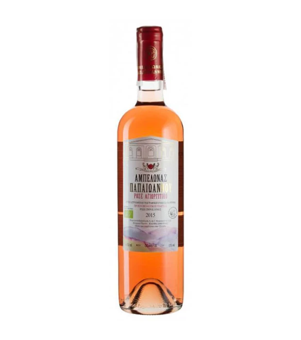 Вино Agiorgitiko Rose Papaioannou сухое розовое 0,75л 13%