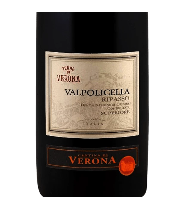 Вино Cantina di Verona Valpolicella Ripasso Superiore DOC красное сухое 0,75л 13,5% купить