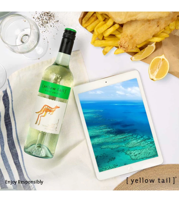 Вино Yellow Tail Pinot Grigio біле сухе 0,187л 11,5% купити