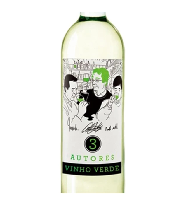 Вино 3 Autores Vinho Verde белое сухое 0,75л 8,5% купить