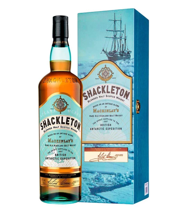 Віскі "Шеклтон дерев. короб" Уайт енд Маккей 0,7л 40%