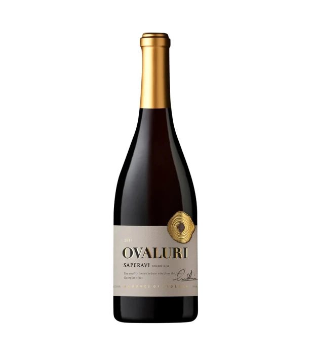 Вино Ovaluri Saperavi красное сухое 0,75л 12,6%