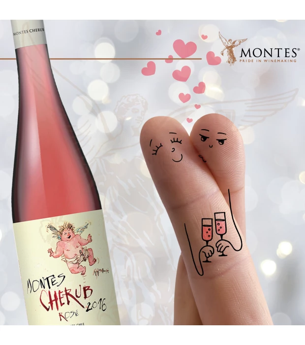 Вино Montes Cherub розовое сухое 0,75л 13,5% купить