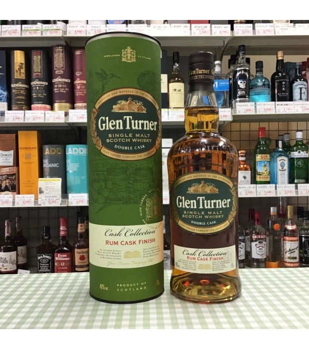 Виски Glen Turner Rum Cask Finish 0,7 л 40% в подарочной упаковке купить