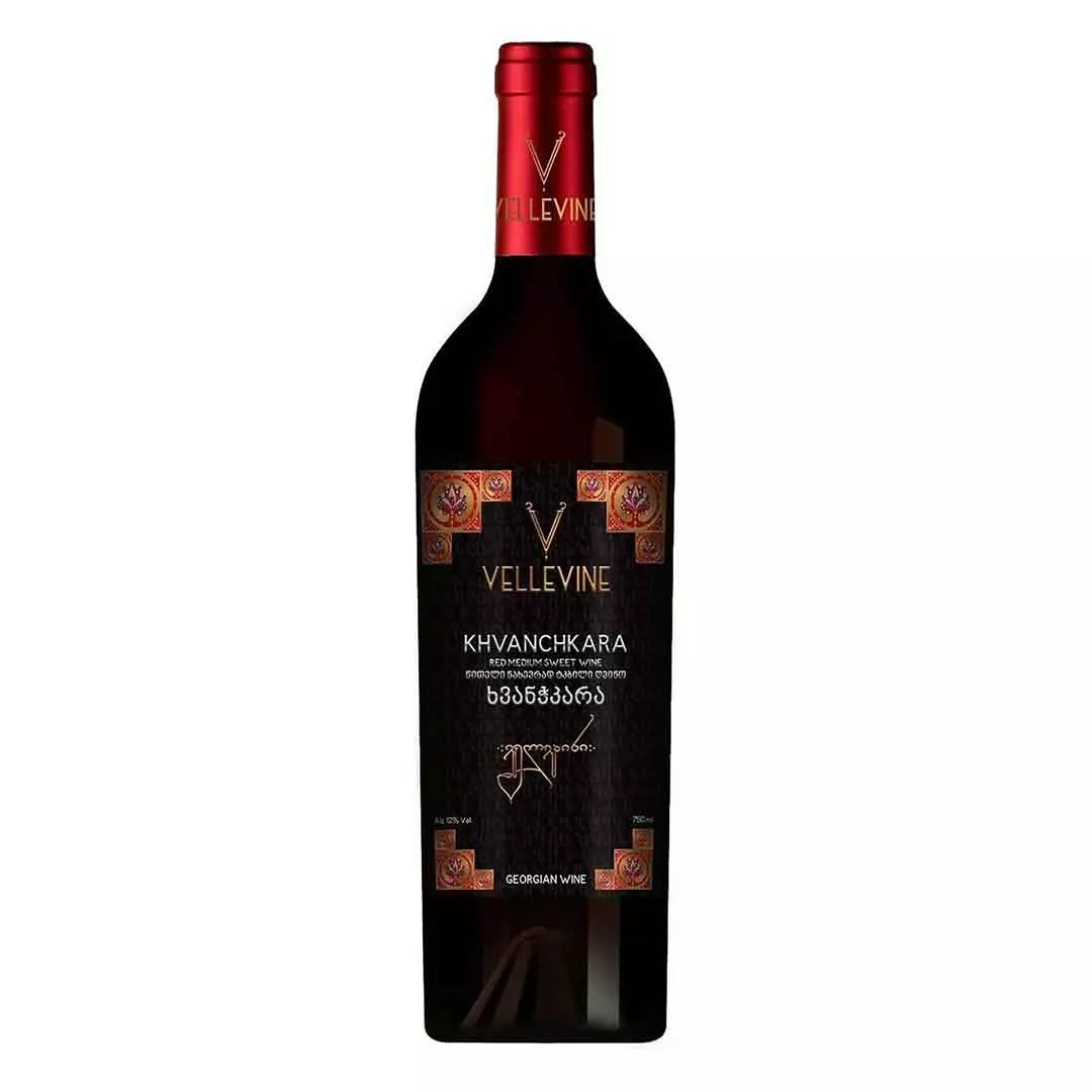 Купить Вино Vellevine Хванчкара красное полусладкое 0,75л 11-13% онлайн в 【интернет-магазине RUMKA.ONLINE】✅. Оригинальная продукция бренда. Гарантия качества ⭐️. Выгодная цена и ✈️ Быстрая доставка по всем городам Украины.