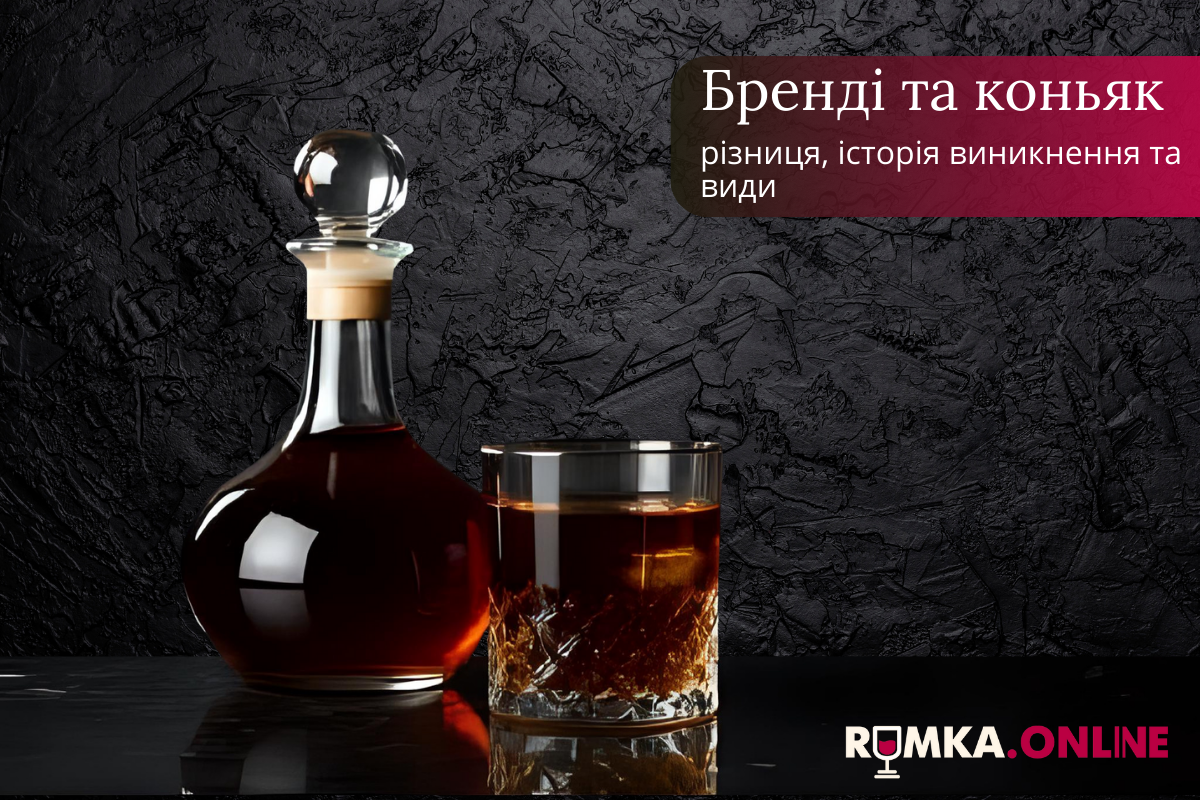 Бренді та коньяк: різниця, історія виникнення і види