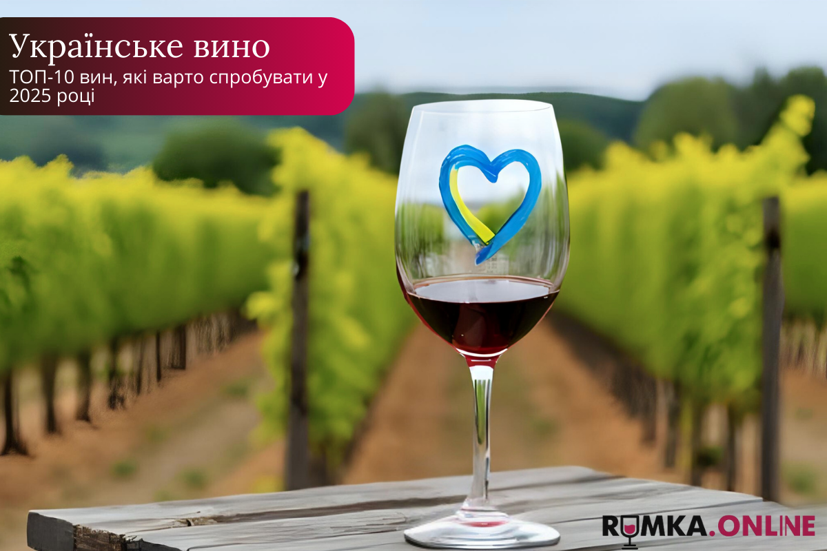 Украинское вино: ТОП-10 вин, которые стоит попробовать в 2025 году