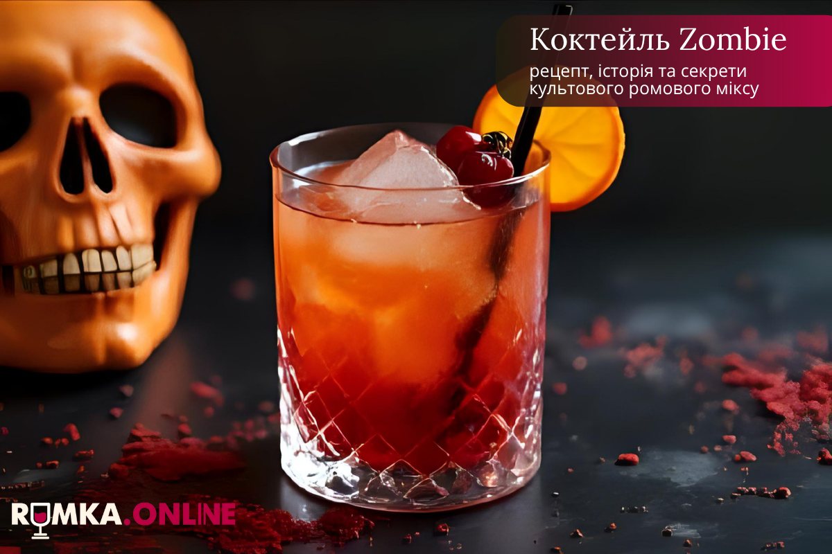 Коктейль Zombie: рецепт, історія та секрети культового ромового міксу