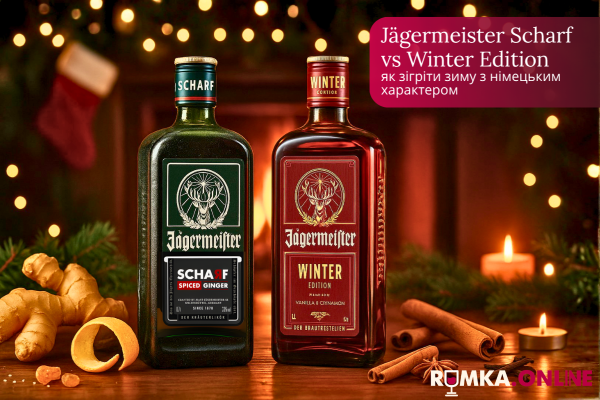 Jägermeister Scharf vs Winter Edition — как согреть зиму с немецким характером
