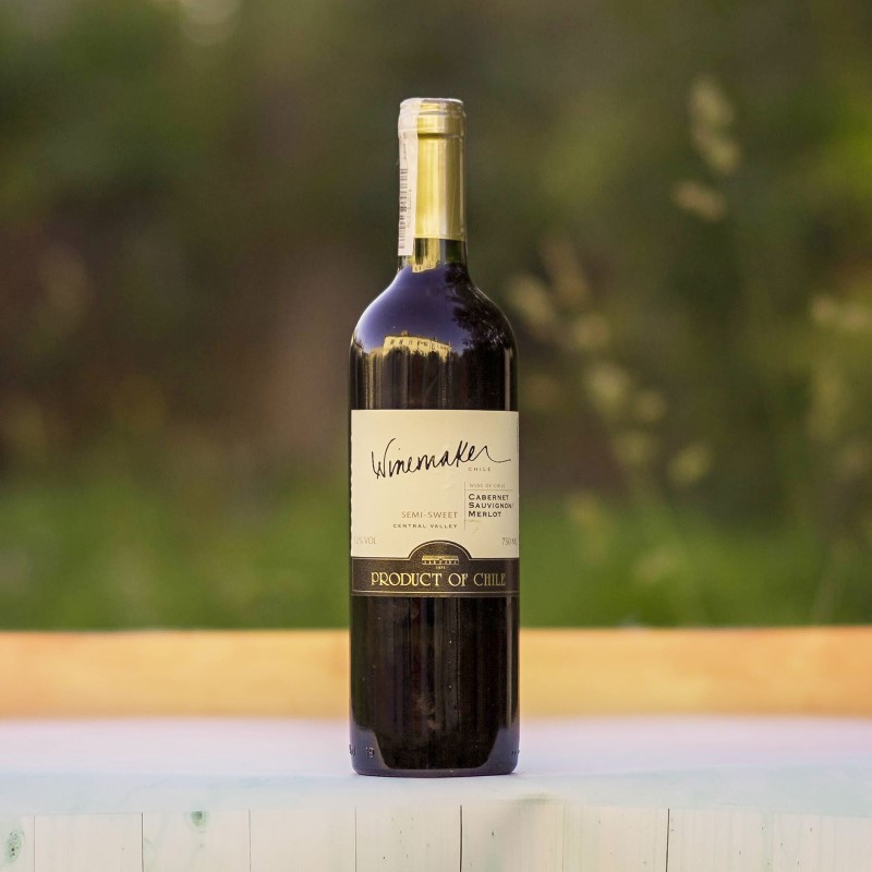 Вино Winemaker Cabernet Sauvignon-Merlot червоне напівсолодке 0,75л 13% купити