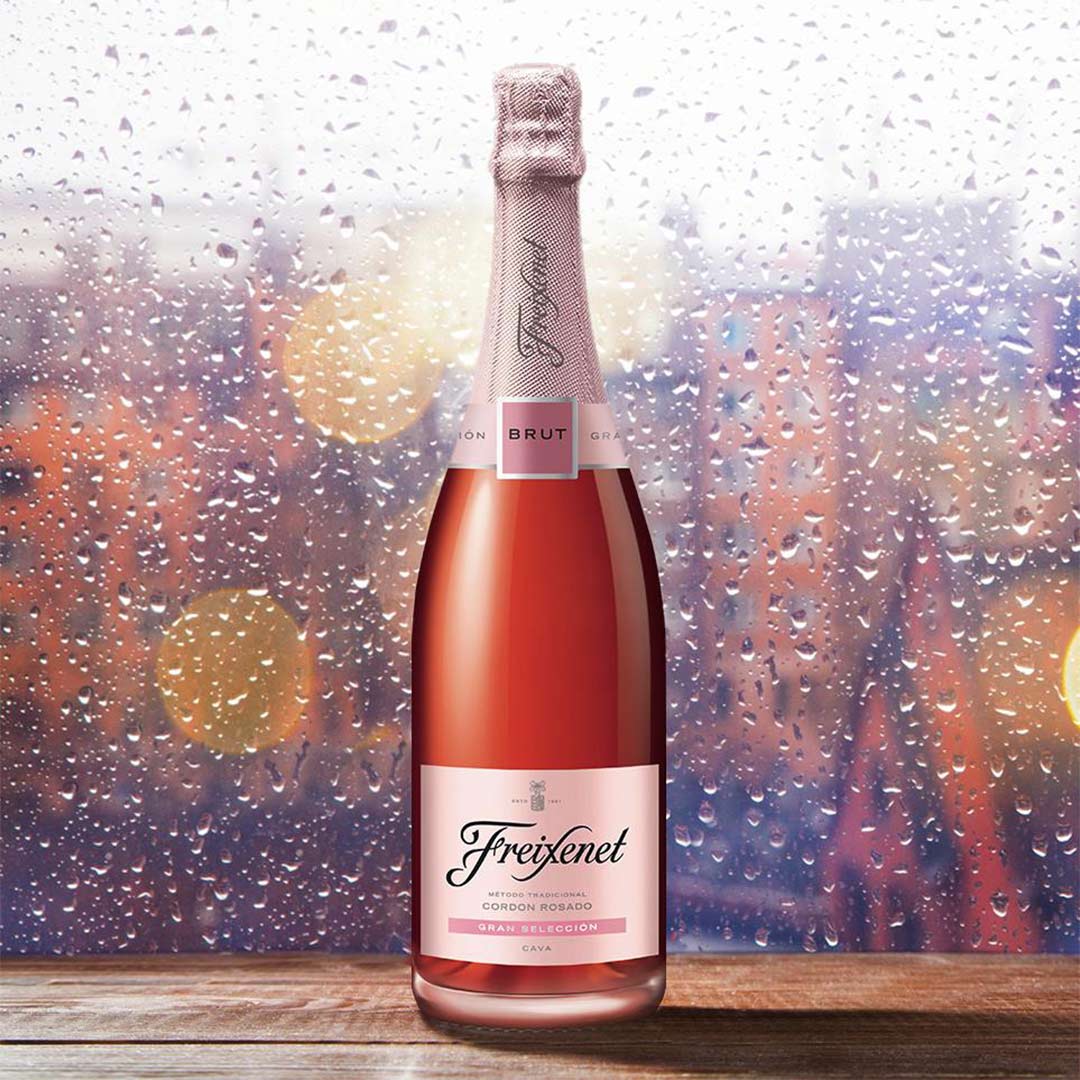 Вино ігристе Freixenet Cava Cordon Rosado рожеве ігристе брют 0,75л 12% купити