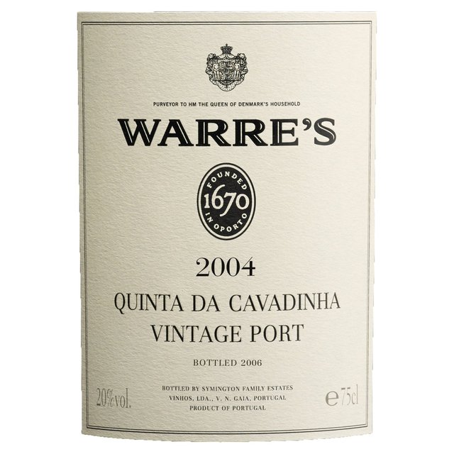 Вино Портвейн Warre's Quinta Da Cavadinha 2004 Vintage Port красное крепленое 0,75л 20% купить