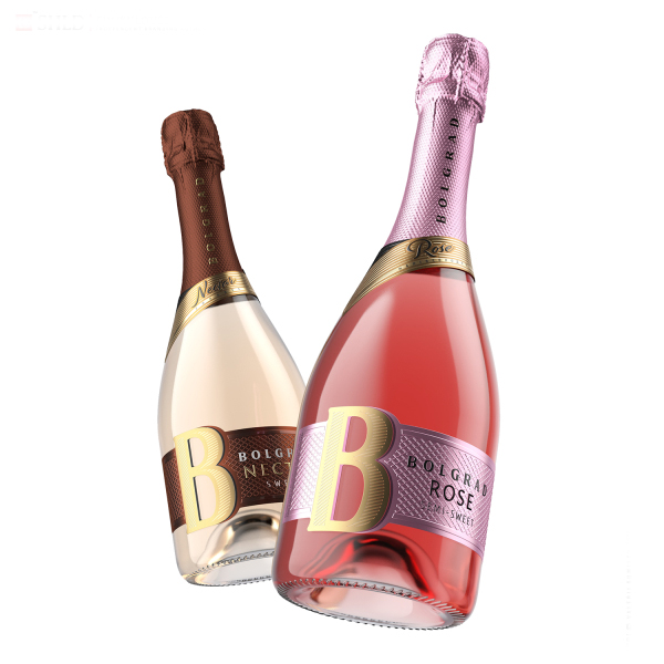 Вино игристое Bolgrad Rose розовое полусладкое 0,75л 10-13,5% купить