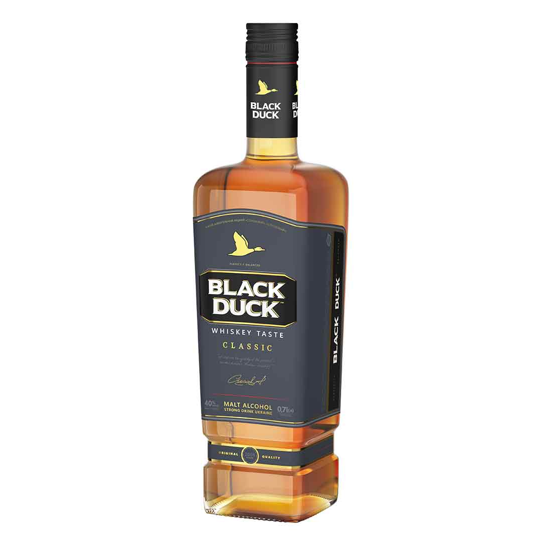 Напиток алкогольный крепкий солодовый Black Duck 0,7л 40%