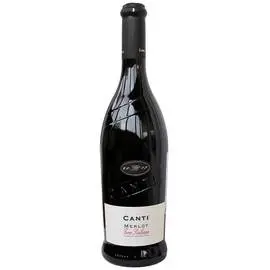 Вино Canti Merlot Terre Siciliane червоне сухе 0,75л 13%