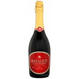 Вино ігристе Bazaleti червоне напівсолодке 0,75л 12%