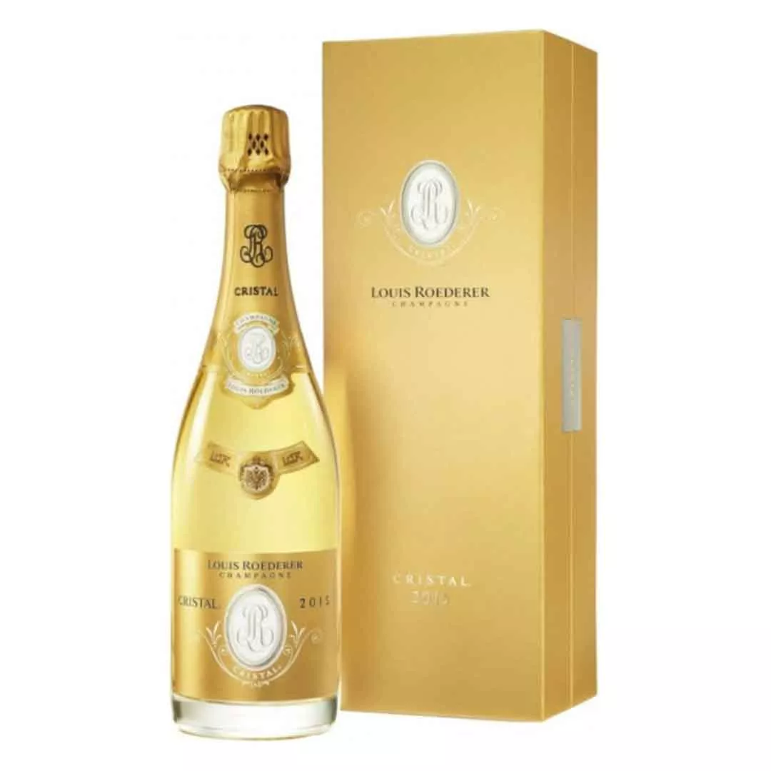 Шампанское Louis Roederer Cristal Vintage Gift Box 2015 белое брют 0,75л 10,6%-12,9%