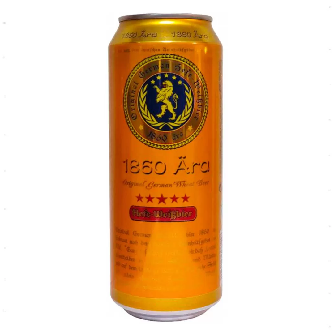 Пиво Ära 1860 світле пшеничне нефільтроване пастеризоване 0,5 л 5,5%