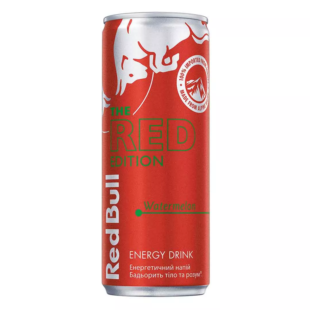 Энергетический безалкогольный напиток Red Bull Red Edition 0,25л