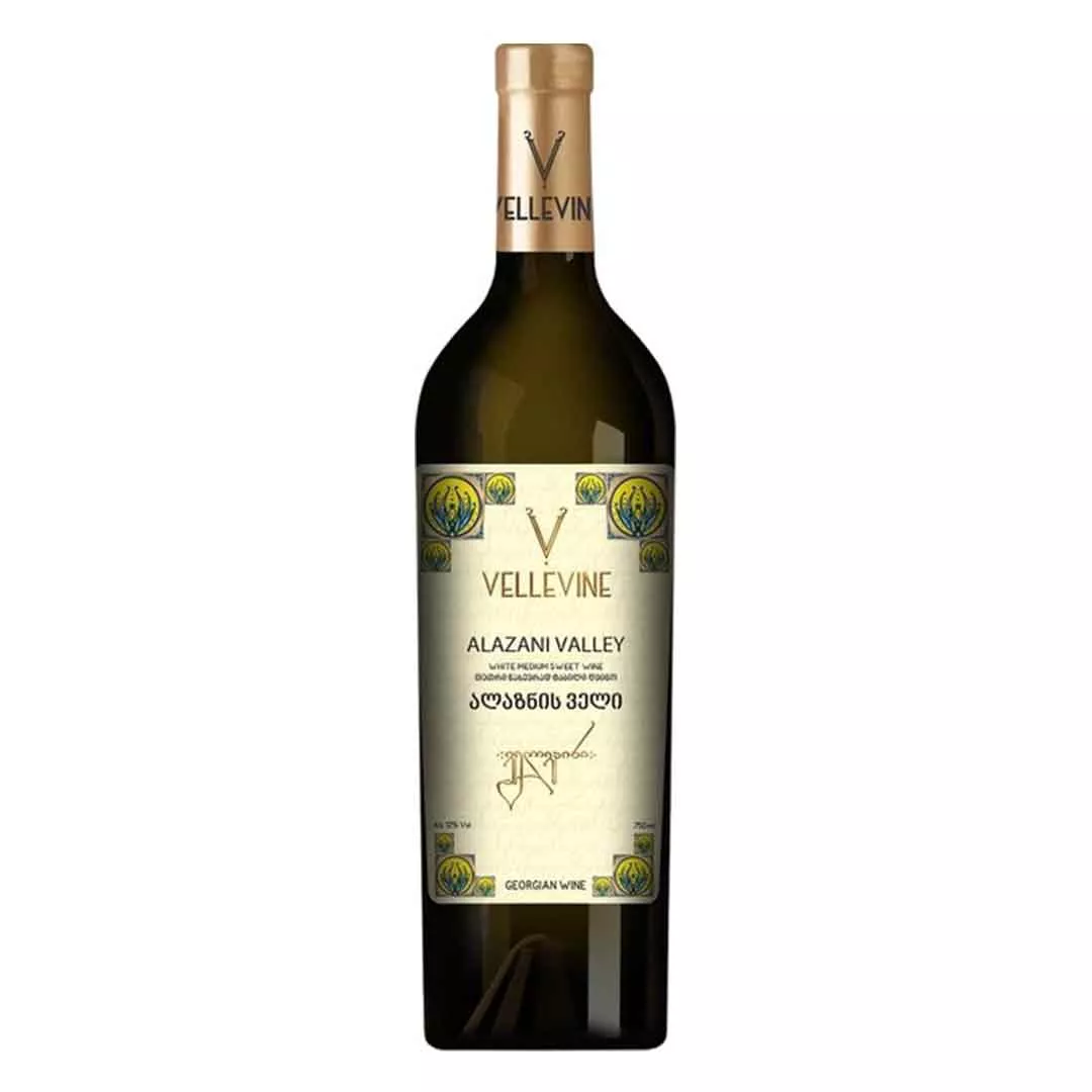 Вино Vellevine Алазанская долина белое полусладкое  0,75л 11-13%