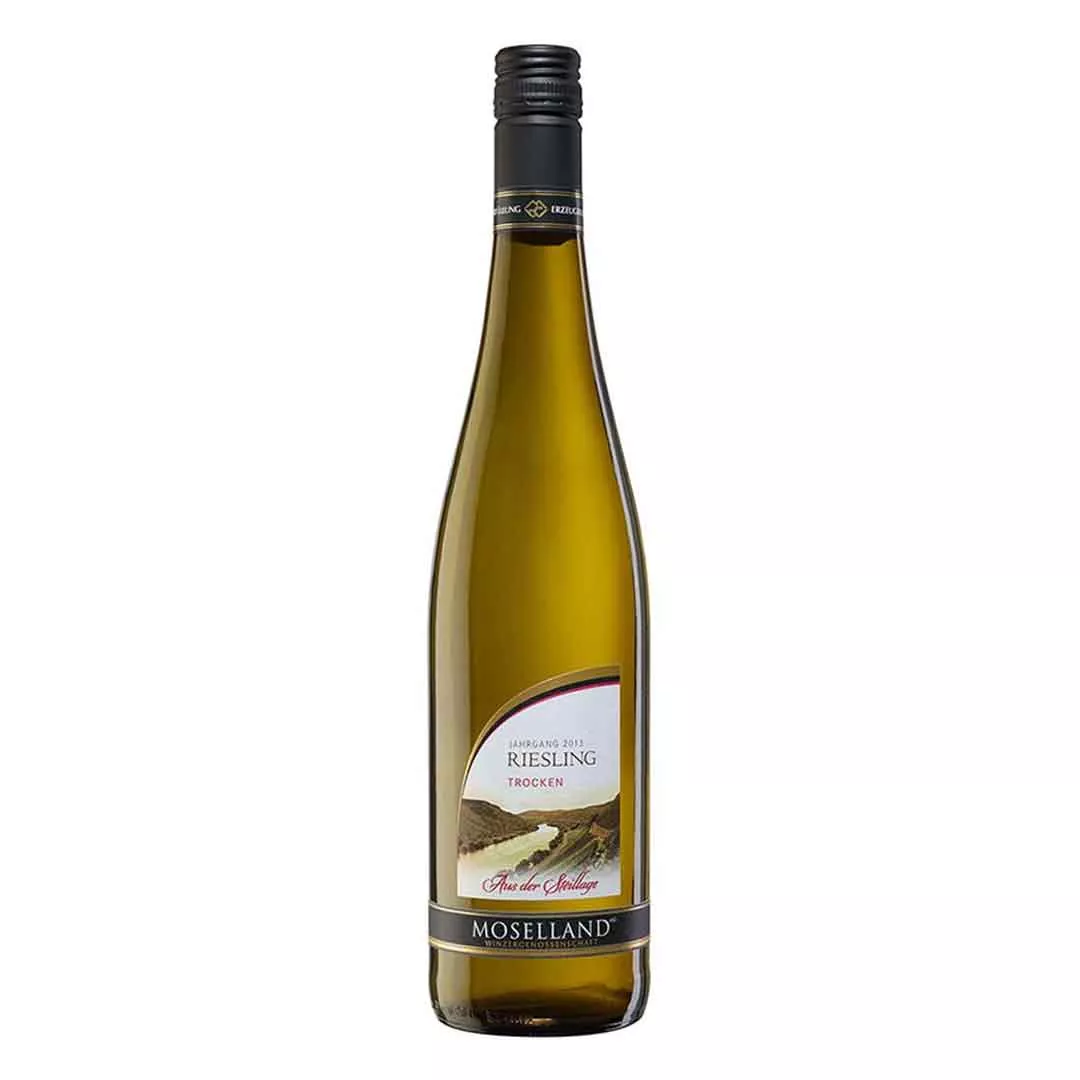 Вино Moselland Riesling Trocken белое сухое 0,75л 8,5%