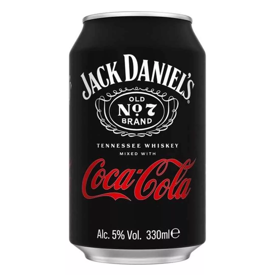 Напій слабоалкогольний Jack Daniel's &amp; Coca-Cola 0,33 л 5% ж/б