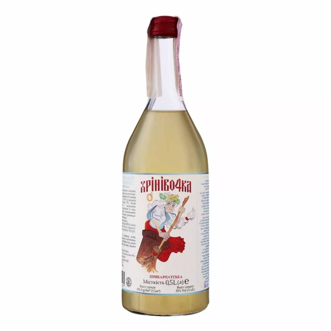 Напій міцний плодовий Хрініво4ка Прикарпатська 0,5л 35%