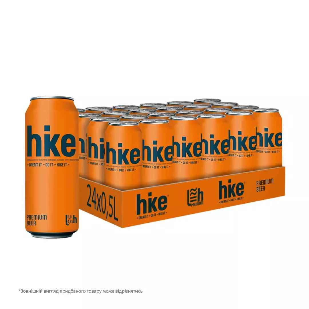 Пиво Hike Преміум 0,5л 4,8% ж/б