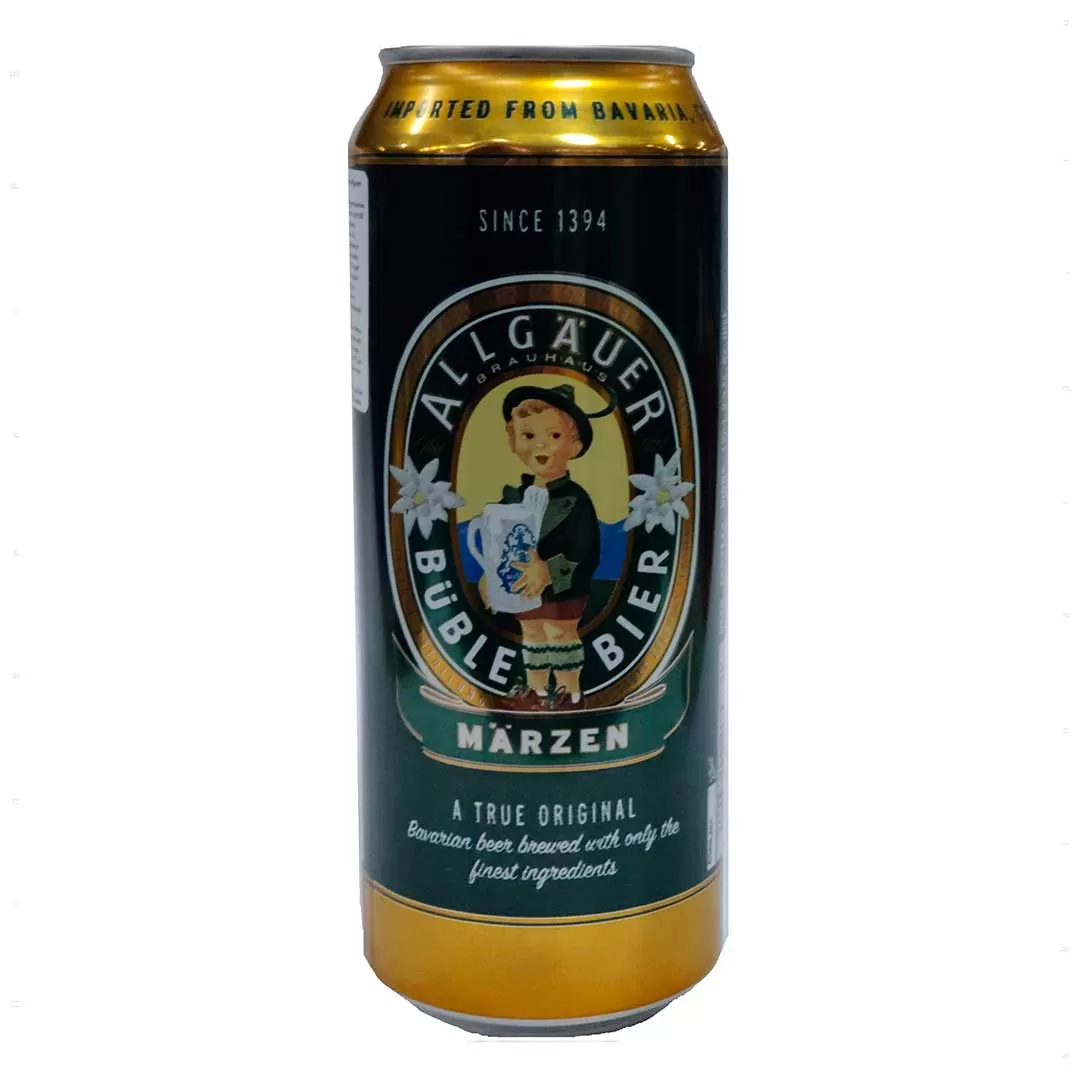 Пиво Allgauer Buble Marzen светлое фильтрованное 0,5 л 5,5%