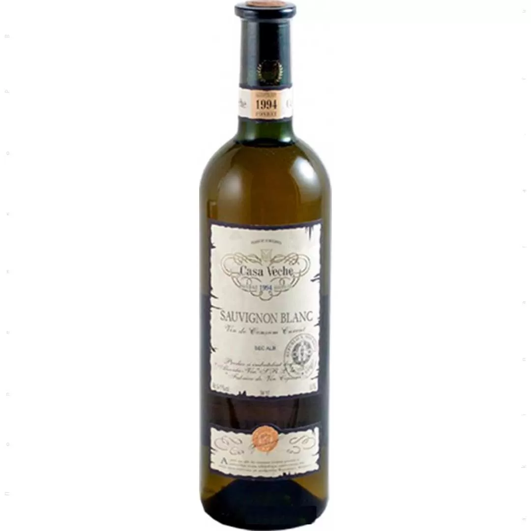 Вино Casa Veche Sauvignon Blanc біле сухе 0,75л 9-11%