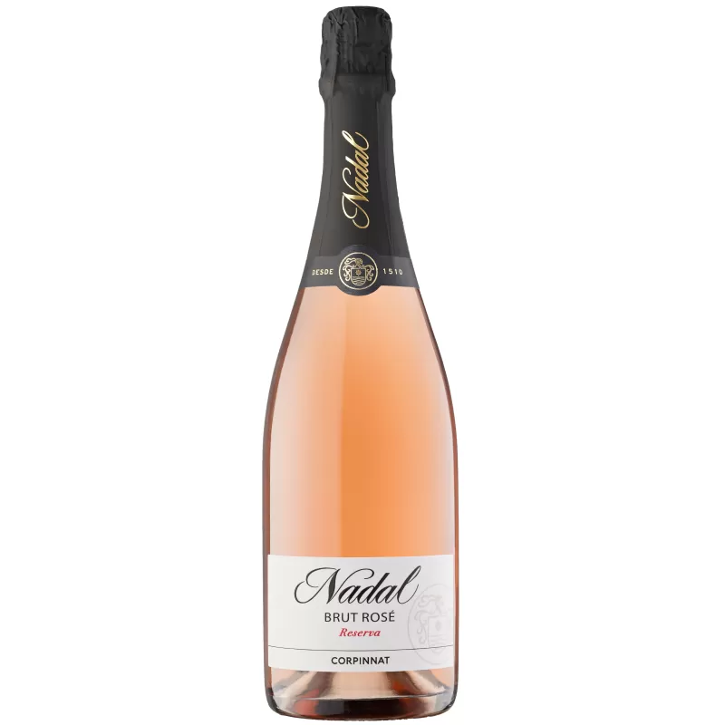 Вино ігристе Nadal Brut Rose Reserva Corpinnat рожеве сухе 0,75л 12,5%