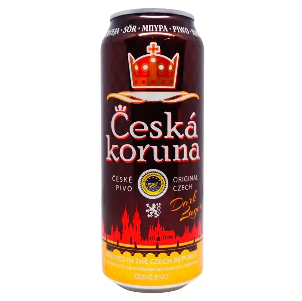 Пиво Česká Koruna Dark Lager темне фільтроване 0,5л 4,5%