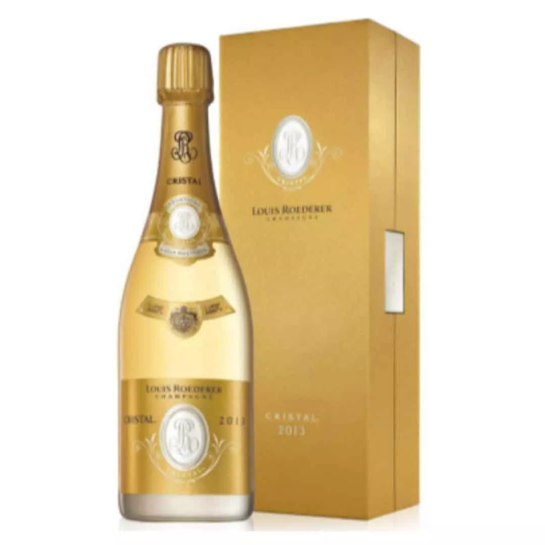 Шампанское Louis Roederer Cristal Vintage Gift Box 2013 белое брют 0,75л 10,6-12,9%