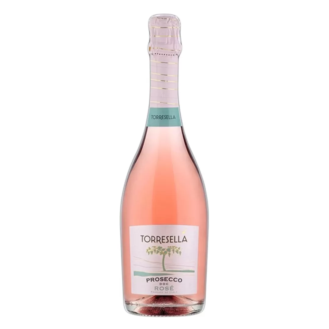 Вино ігристе Torresella Prosecco Rose Brut D.O.C. рожеве брют 0,75л 11,5%