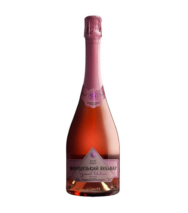 Вино игристое Французский бульвар Special Edition Rose брют розовое 0,75л 10,5-13,5%