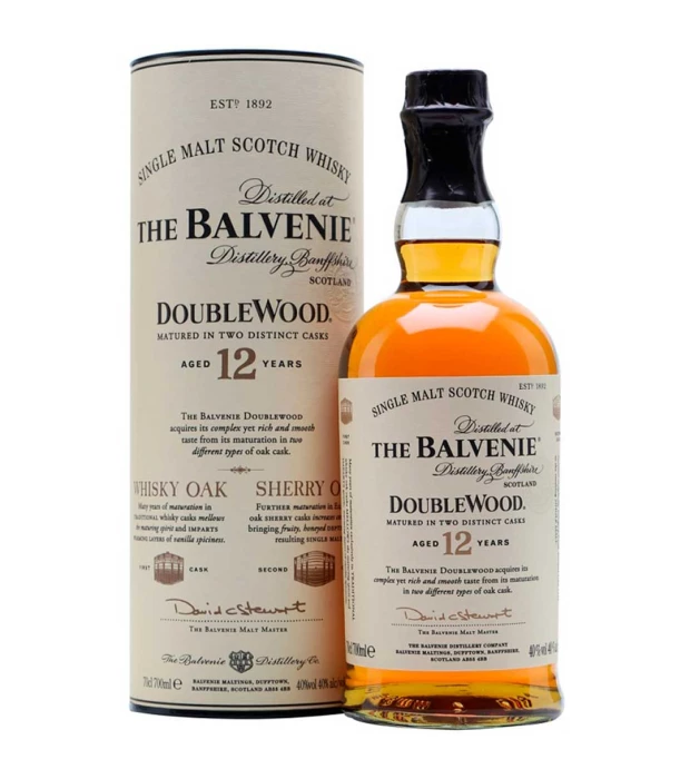 Виски односолодовый Balvenie Doublewood 12 лет выдержки 0,7 л 40%