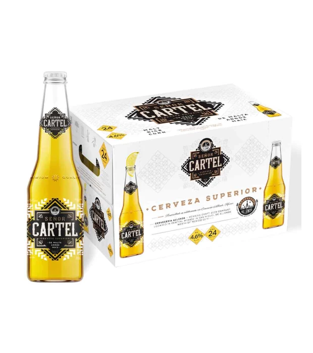 Пиво Señor Cartel светлое 0,33л 4,6%