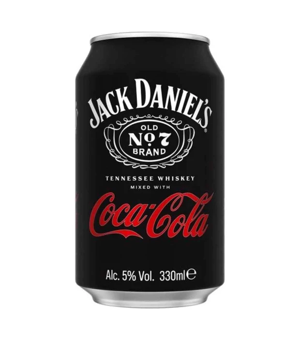 Напій слабоалкогольний Jack Daniel's &amp; Coca-Cola 0,33 л 5% ж/б