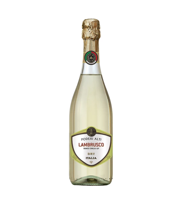 Вино ігристе Poderi Alti Lambrusco dell'Emilia біле сухе 0,75л 7,5%