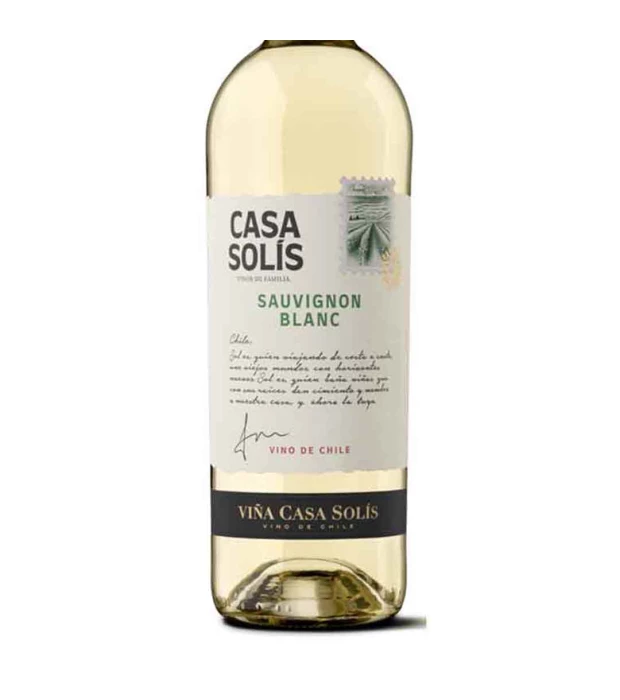 Вино Casa Solis Совіньон Блан сухе біле 0,75л 8-12% купити