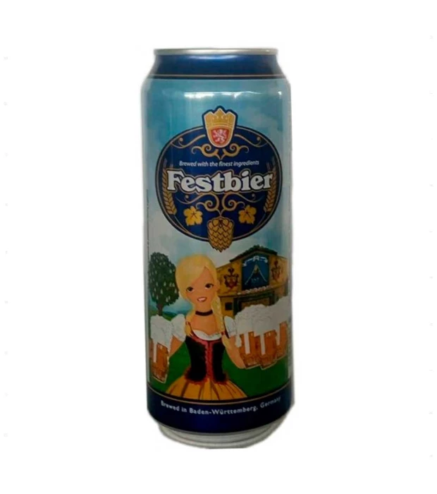 Пиво Alpenfest Festbier світле фільтроване 0,5 л 5,5%