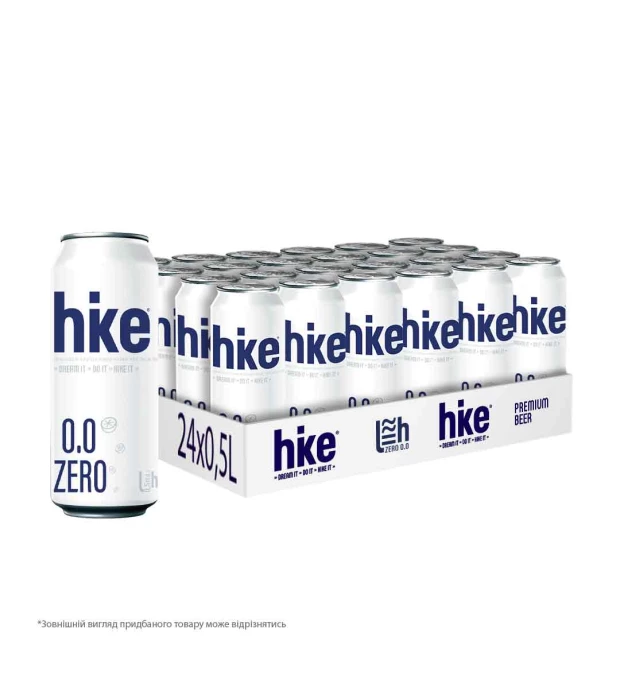 Пиво Hike Zero світле безалкогольне фільтроване 0,5л ж/б