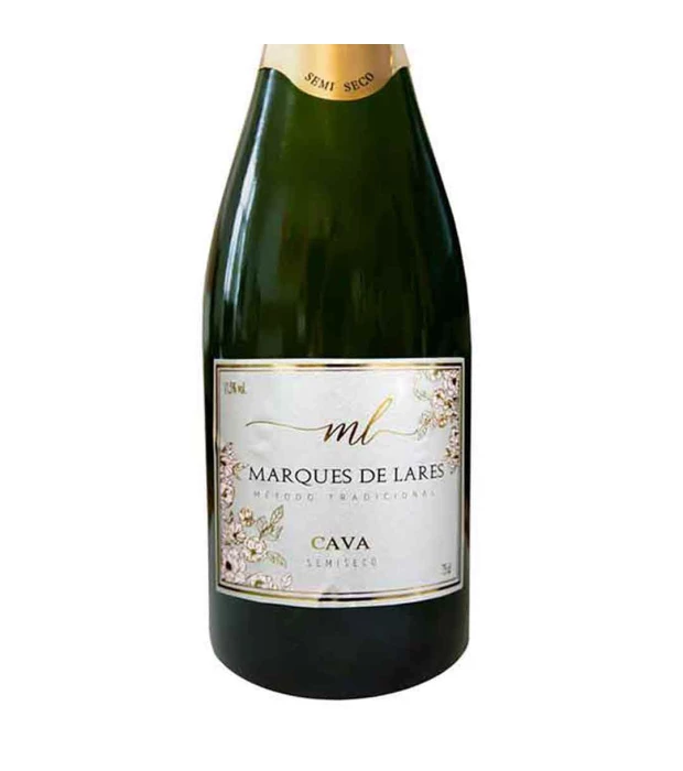 Вино игристое Marques de Lares CAVA Blanco Semi-Seco белое полусухое 0,75л 11,5% (0171) купить