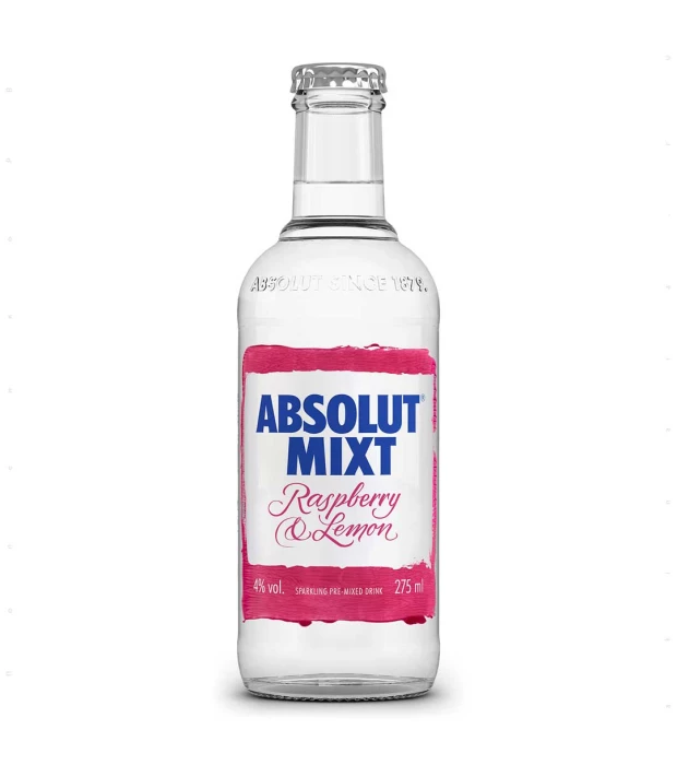 Напій Absolut Mixt Raspberry & Lemon слабоалкогольний 0,27 л 4%