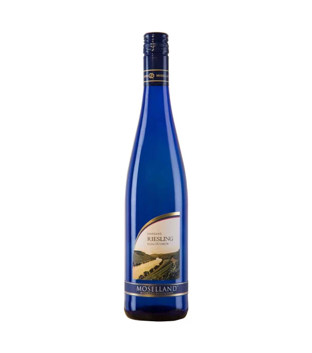 Вино Moselland Рислинг белое полусладкое 0,75л 11% синяя бутылка